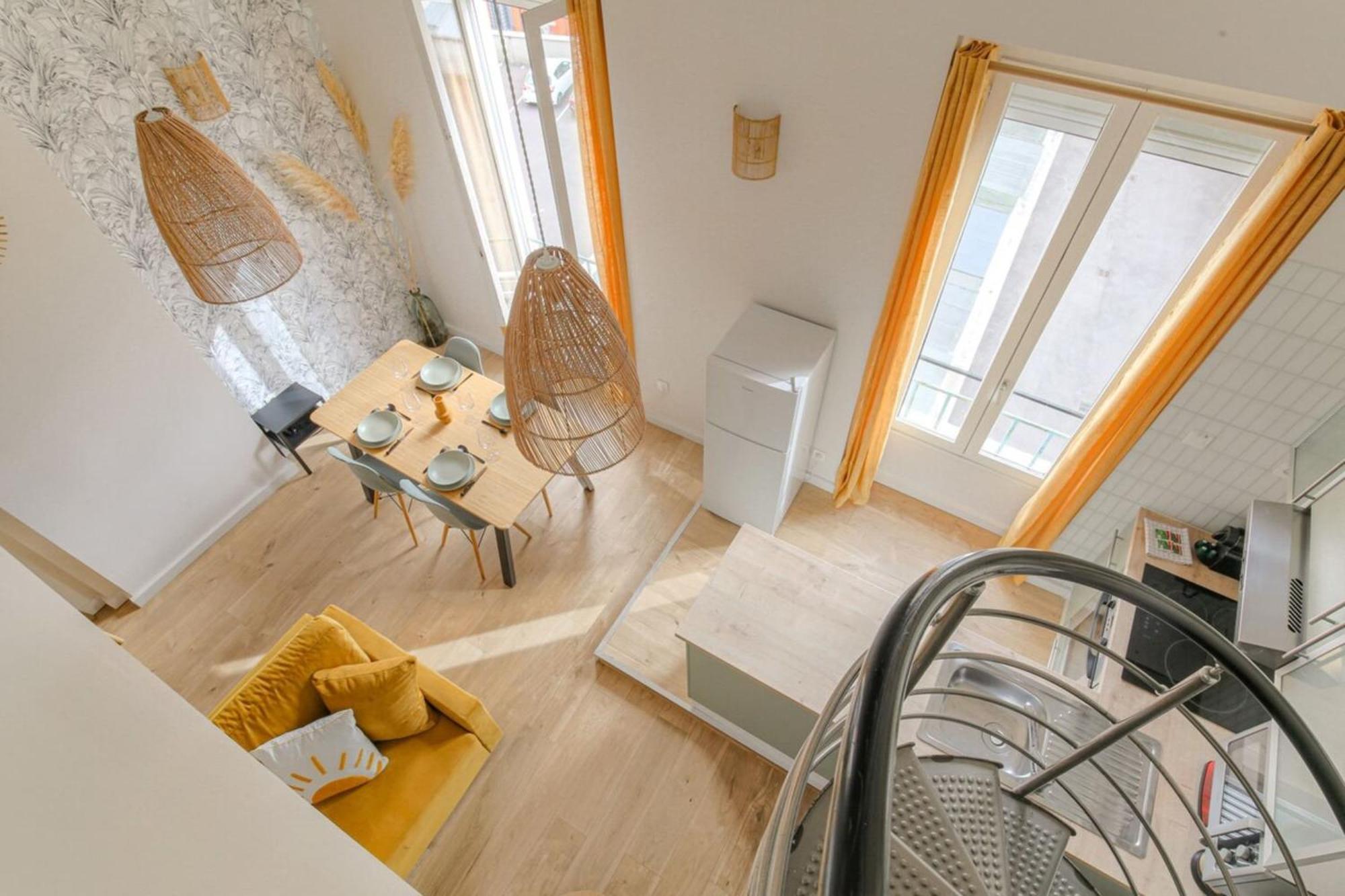 Ferienwohnung Duplex Spacieux Et Design Proche La Part-Dieu Lyon Exterior foto